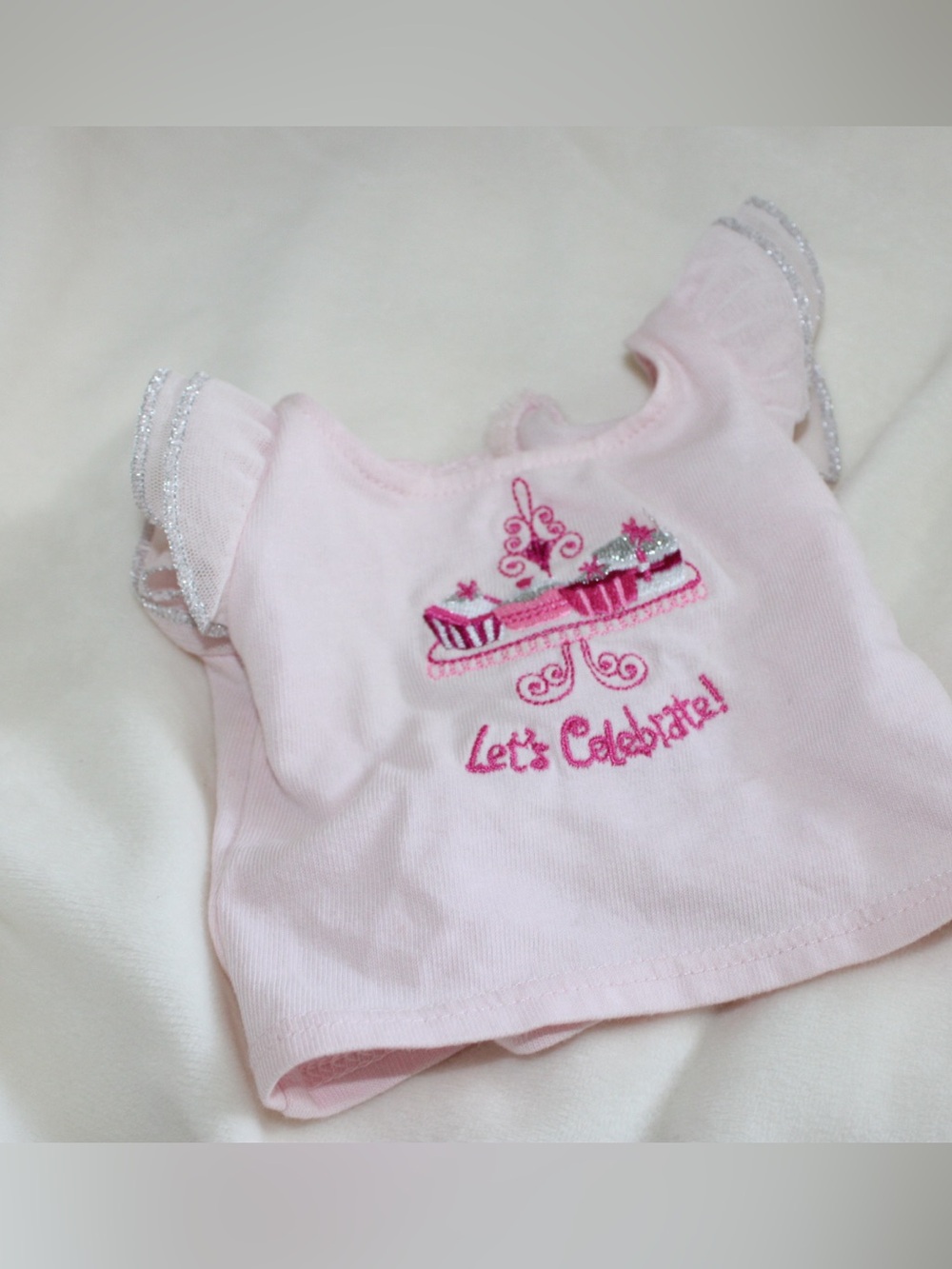 American girl doll “celebrate” birthday shirt